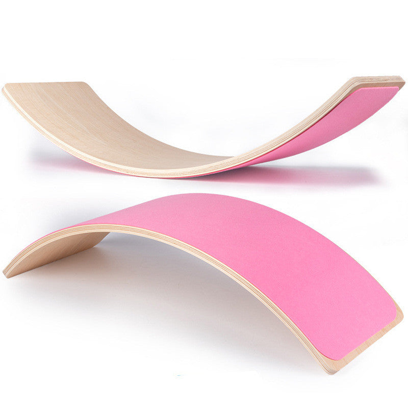 Wobble Wonder™ Wooden Balance Board – Kids' Sensory Trainer